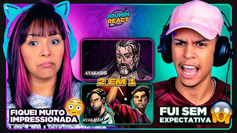 2 EM 1 - ORDEM PARANORMAL | Abutre & Parasita - AYAKASHI | [React em Casal] 🔥
