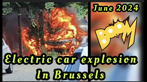 💥 ELECTRIC CAR EXPLOSION 💥