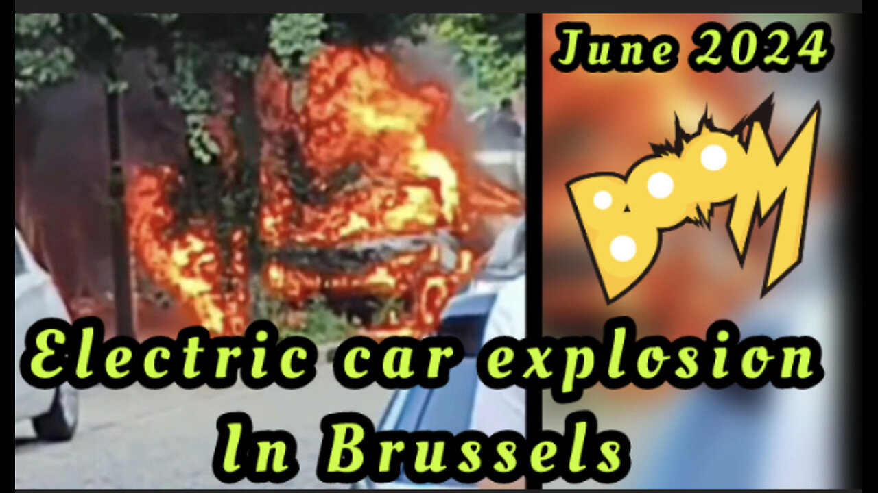 💥 ELECTRIC CAR EXPLOSION 💥