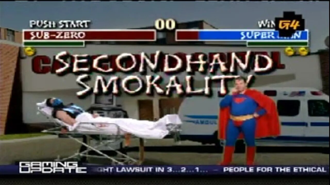 MORTAL KOMBAT VS DC:FUNNY SUPER-MAN FINISH
