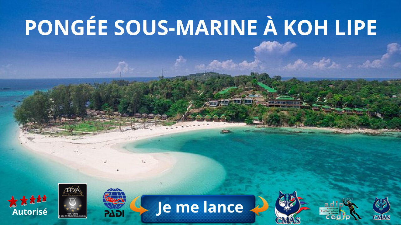 🤿 Pongée sous-marine à koh Lipe