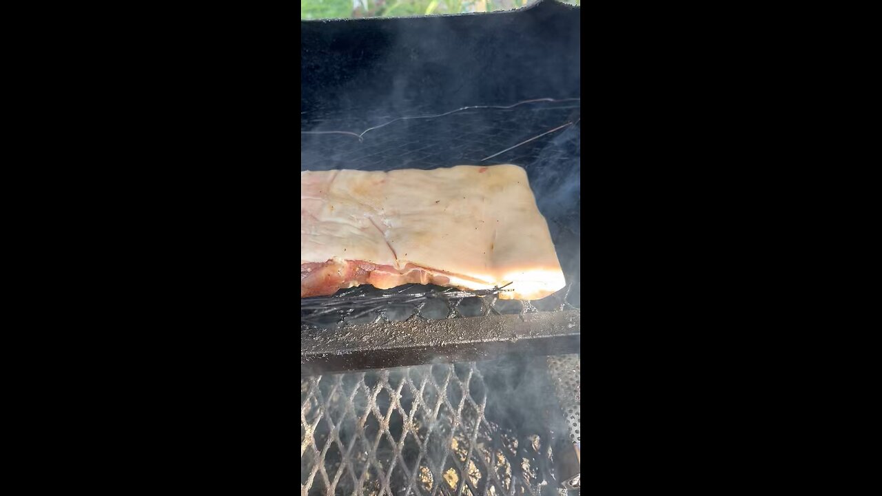Smoker experiment with smoker tube
