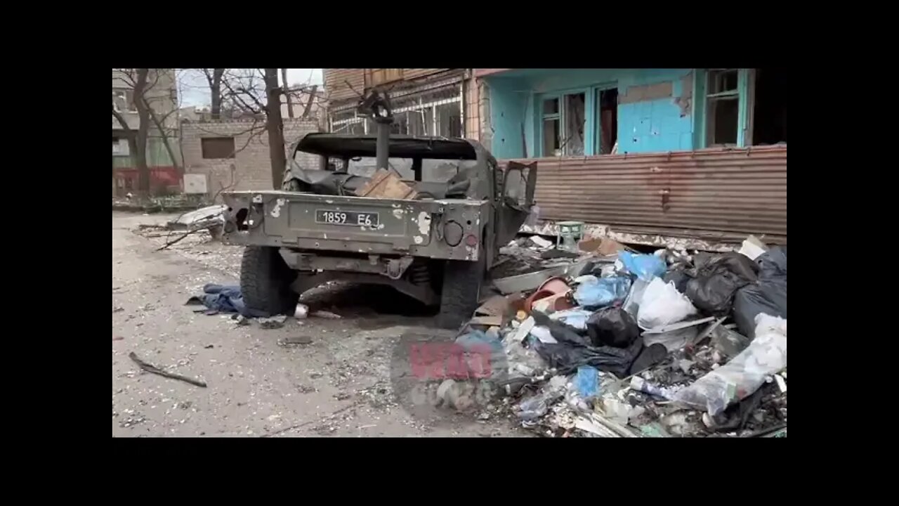A HMMWV Destroyed! Russia Ukraine War!