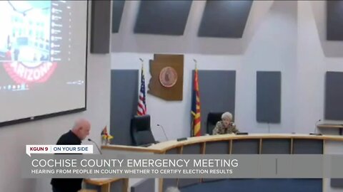 Cochise County accepts election results until next meeting