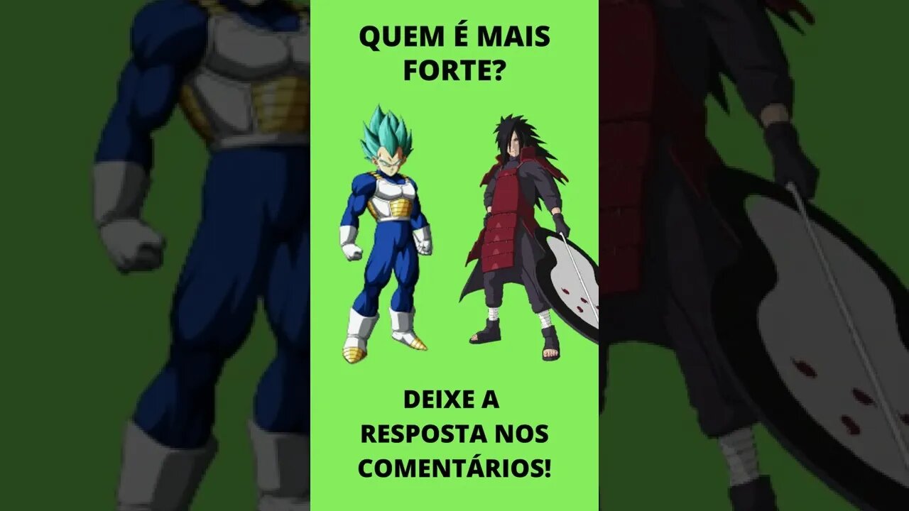 QUEM É MAIS FORTE? VERSÃO PERSONAGENS DE ANIMES #SHORTS