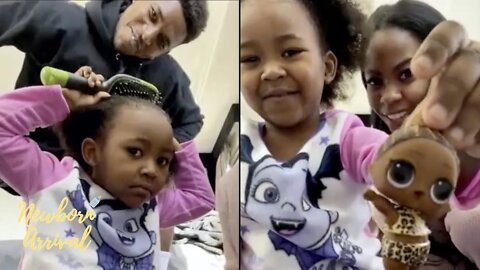 Nick Young's Daughter Navi Wants Her Hair Just Like A Doll! 💇🏽‍♀️