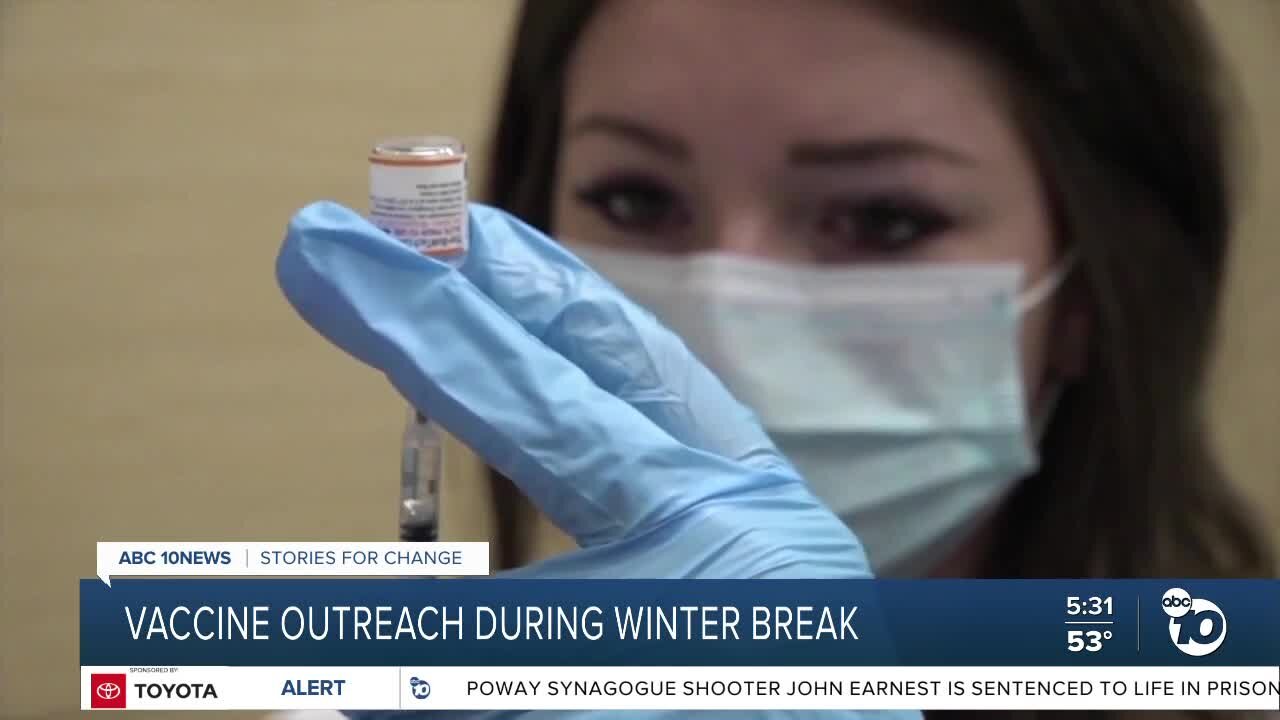 Winter break offers vaccine outreach to SDUSD students