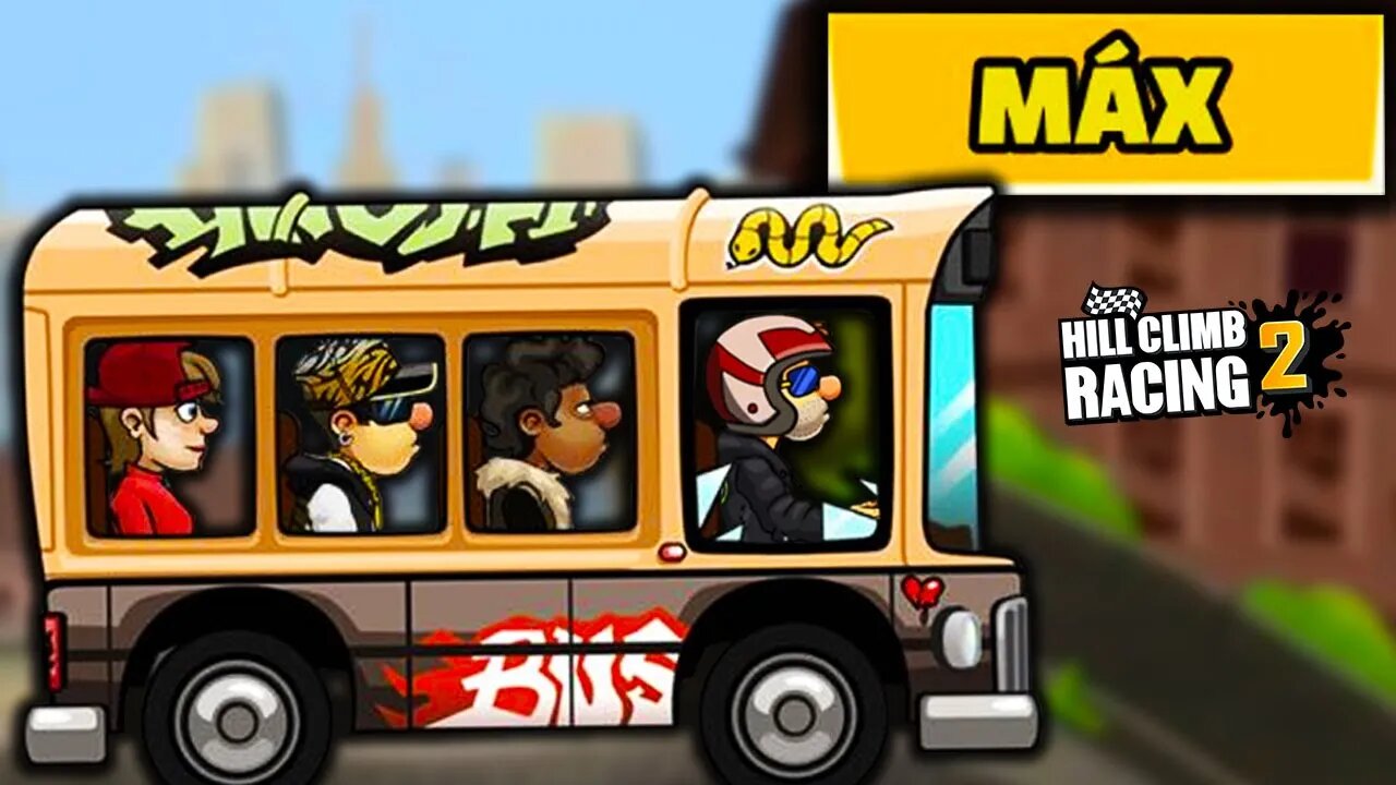 Ônibus Melhorado no Máximo | Hill Climb Racing 2