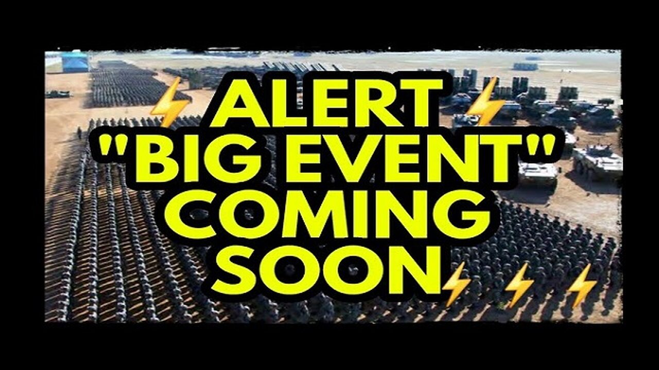 ⚡ALERT! "Big Event Coming Soon"