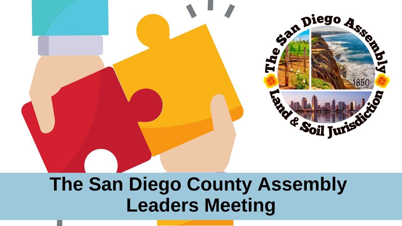 The San Diego Assembly Leader Mtg 4/22/24
