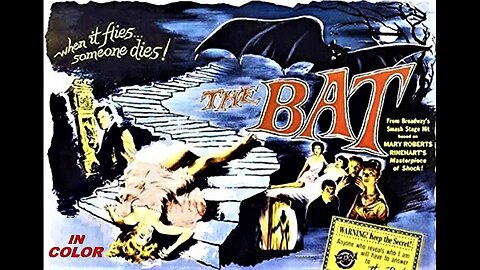 THE BAT 1959 in COLOR Vincent Price in Old Dark House Murder Mystery Suspense Thriller FULL MOVIE