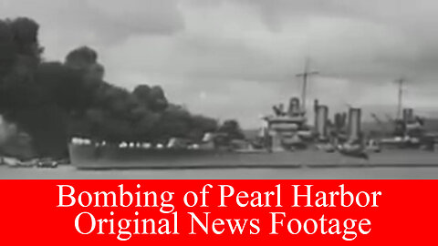 Bombing of Pearl Harbor Original WWII News Footage US Navy Documentary