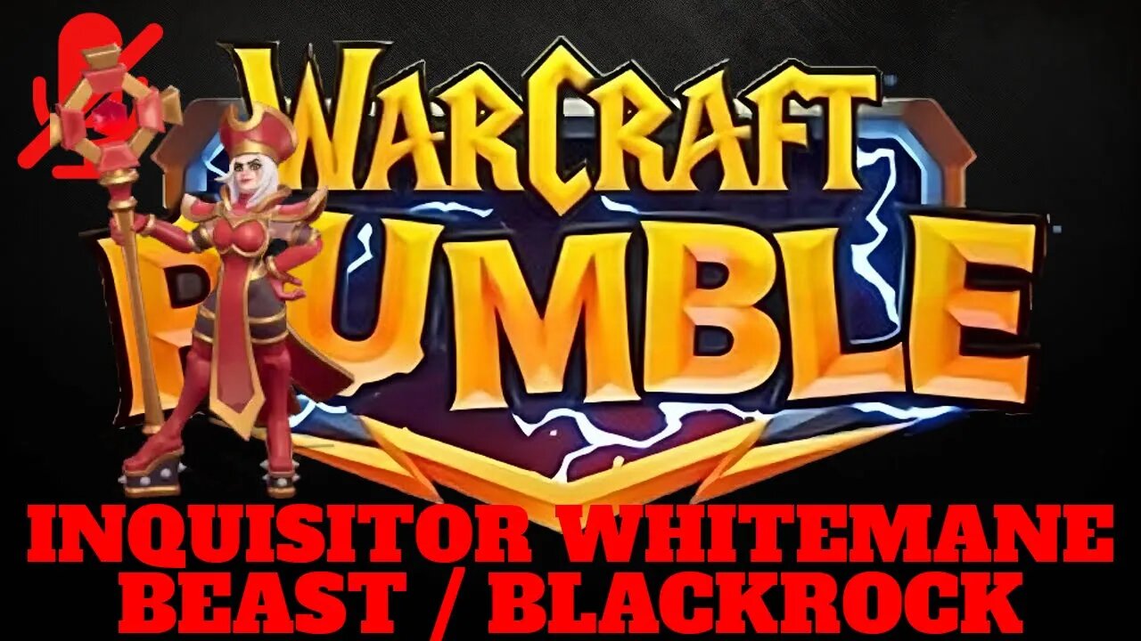 WarCraft Rumble - Inquisitor Whitemane - Beast + Blackrock