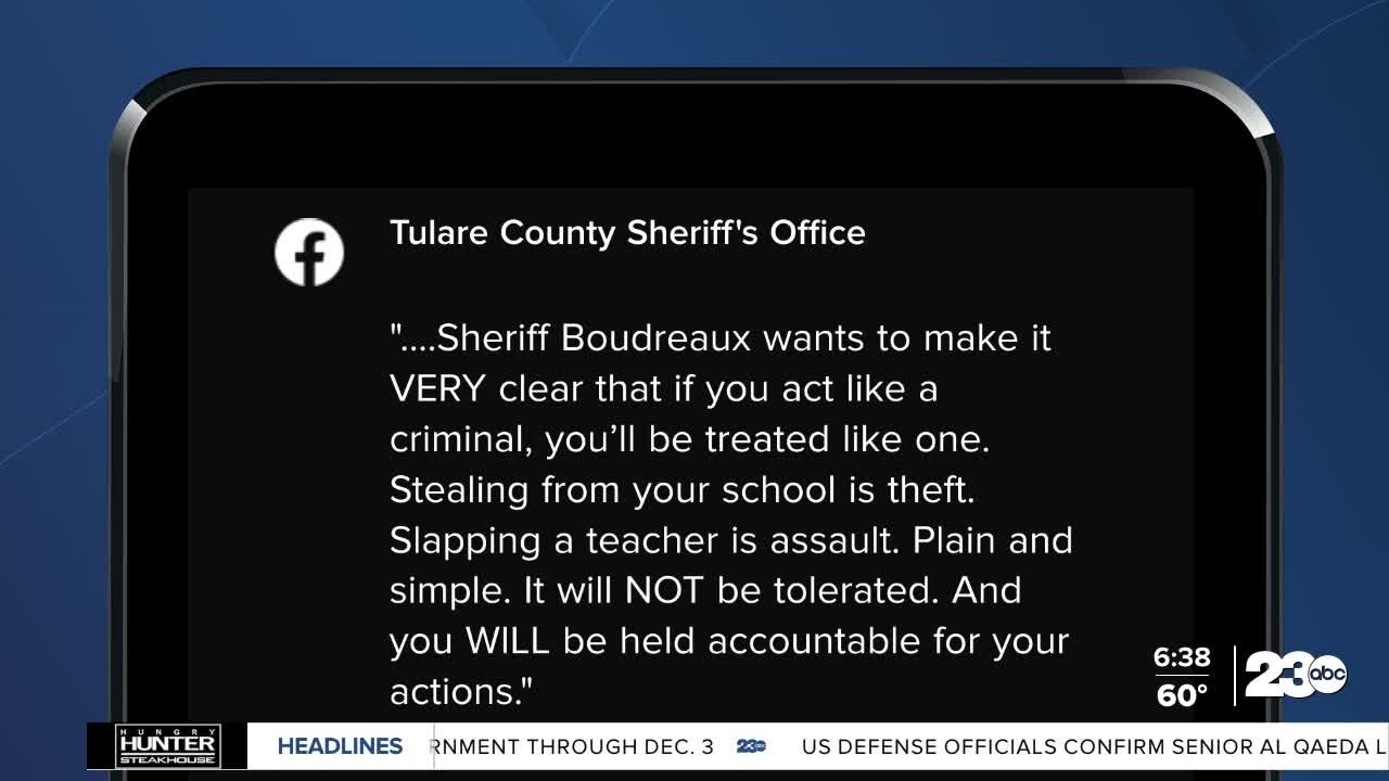 Tulare County Sheriff's Office warns about latest TikTok challenge