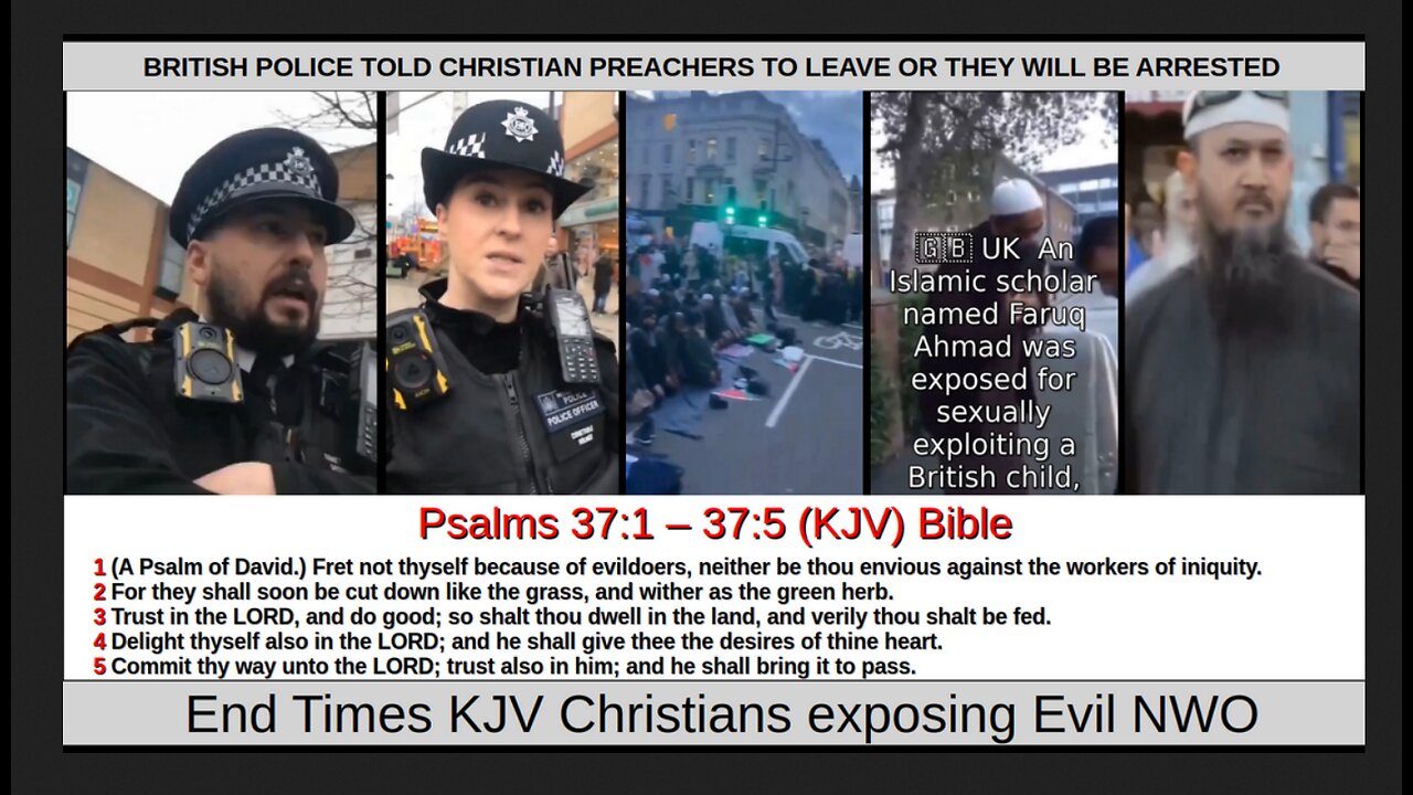 British police Told Christian preachers to leave or they will be arrested