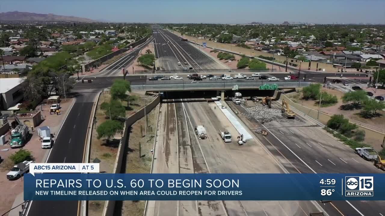 Repairs on U.S. 60 to begin soon after water main break