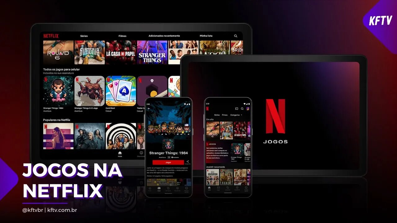 Netflix lança aba com jogos na plataforma e inova entre os streamings | KFTV