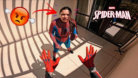 SPIDER-MAN ESCAPING ANGRY SPIDER-MOM IN HOUSE (Comedy Pov ).