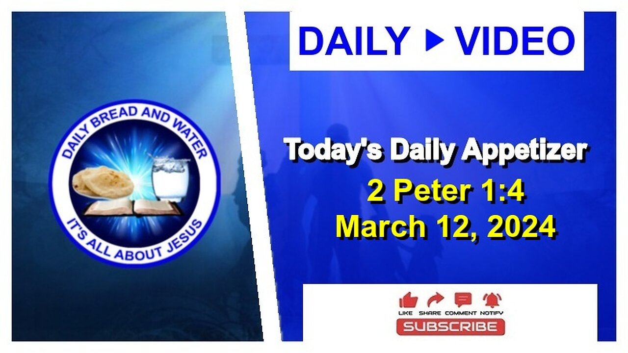 Today's Daily Appetizer (2 Peter 1:4)