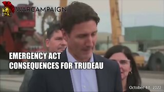 Trudeau asked if Consequences for Emergency Act Invocation