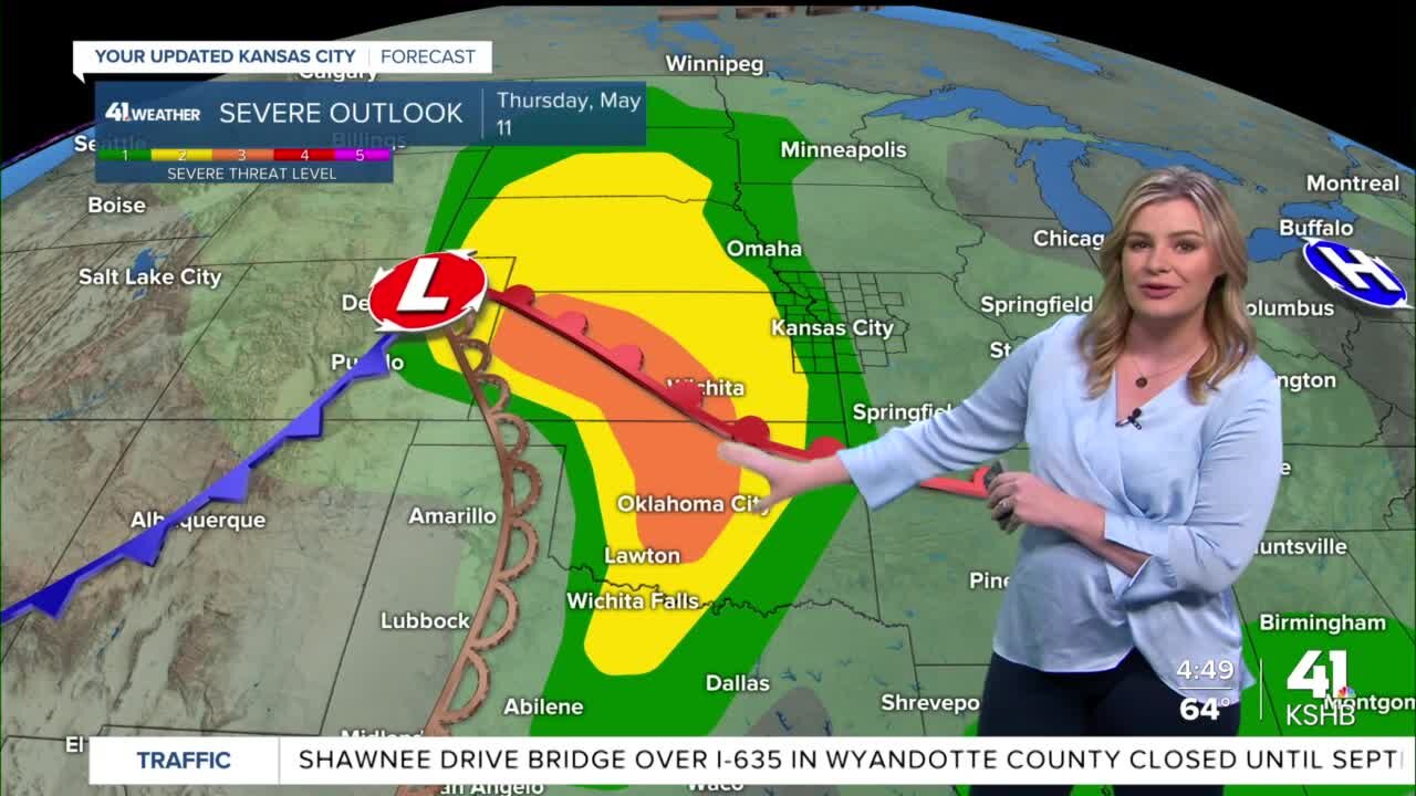 Wet and stormy at times for your Thursday