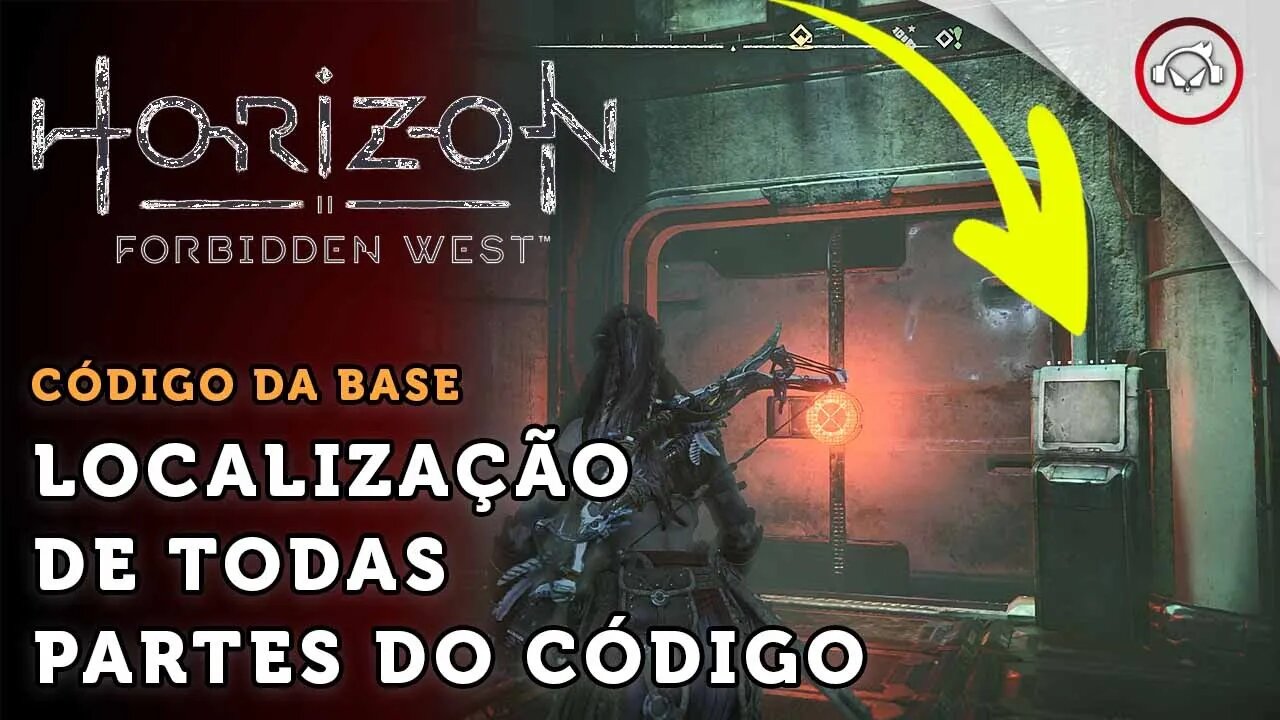 Horizon Forbidden West, A localização de todas as partes do código da base | super dica PT-BR