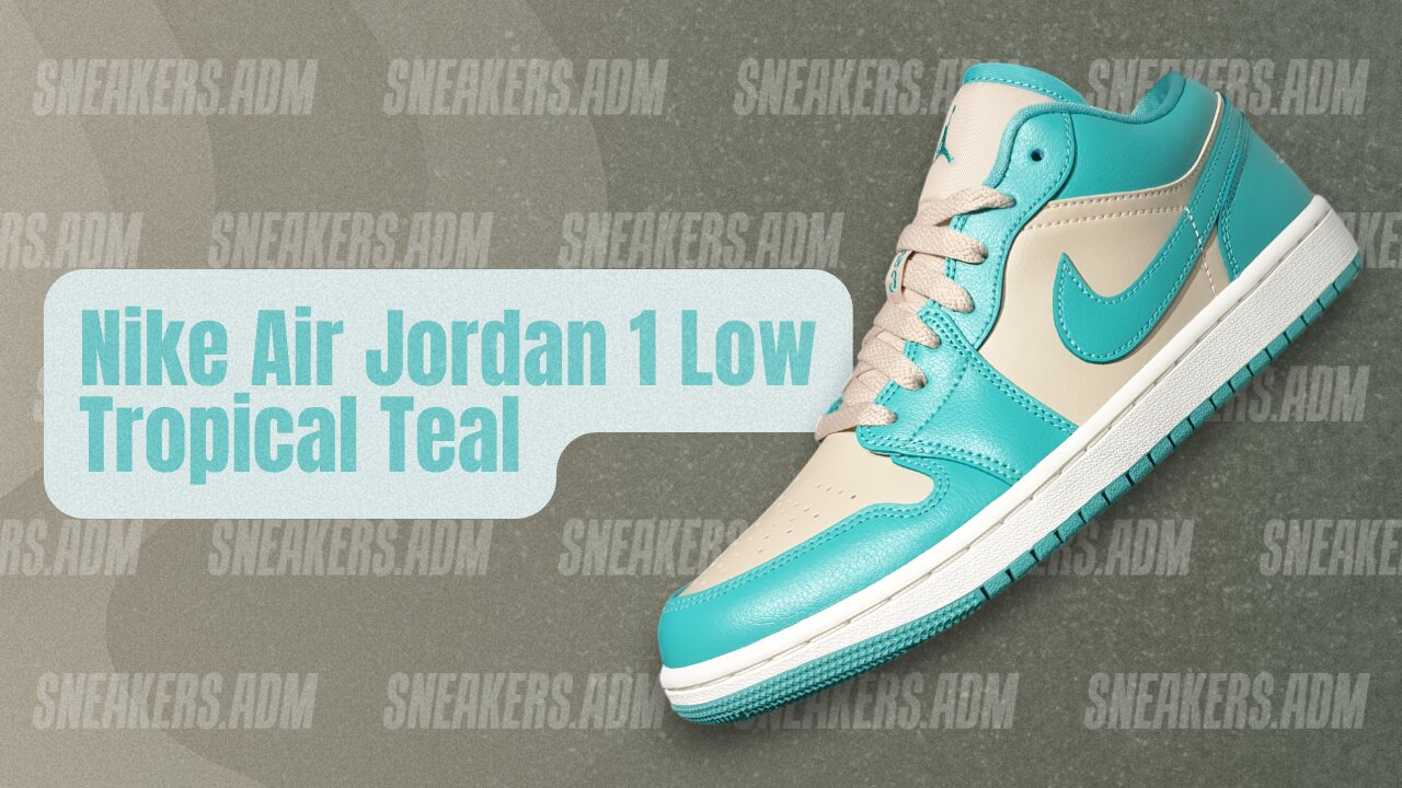 Nike Air Jordan 1 Low Tropical Teal (W) - DC0774-131 - @SneakersADM