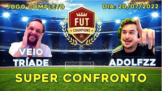 FUT CHAMPIONS: VEIO TRÍADE X ADOLFzZ - JOGO COMPLETO!!! (20/07/2022) - FIFA 22 ULTIMATE TEAM - PS5