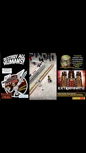 CHINA WOMAN SMASHES ROBOT !