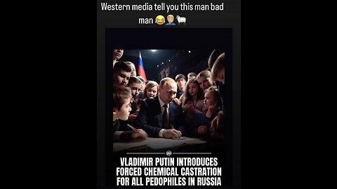 👆👆👆 A young Vladimir Putin outing things in order with the Russian,