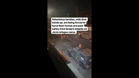 Palestinian Families are forced to leave their homes