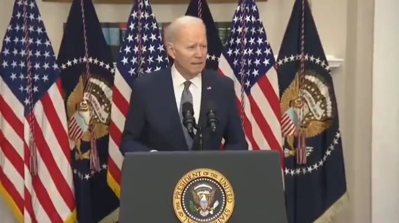 Biden: Banking System Is Safe Because Of My Administration