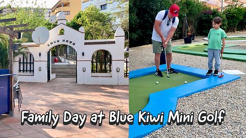 Family Day at Blue Kiwi Mini Golf