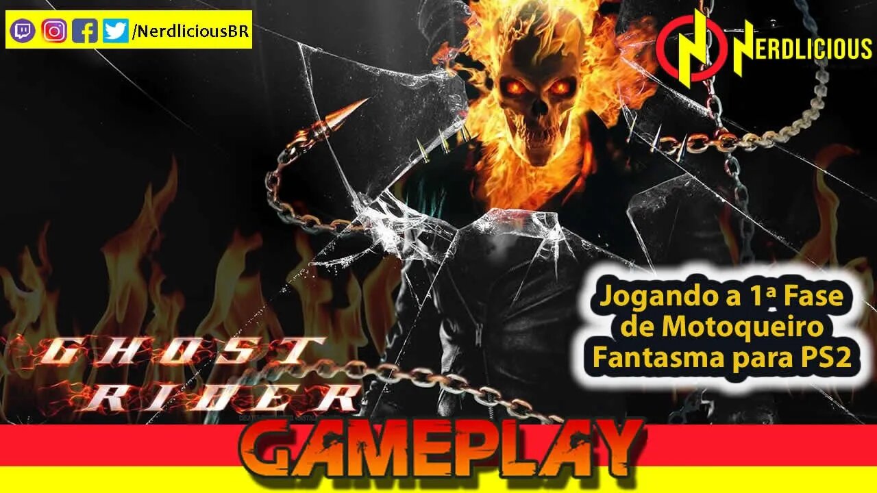 🎮 OLD GAMES! Relembramos o jogo do MOTOQUEIRO FANTASMA para PS2 nesta GAMEPLAY. Confira!