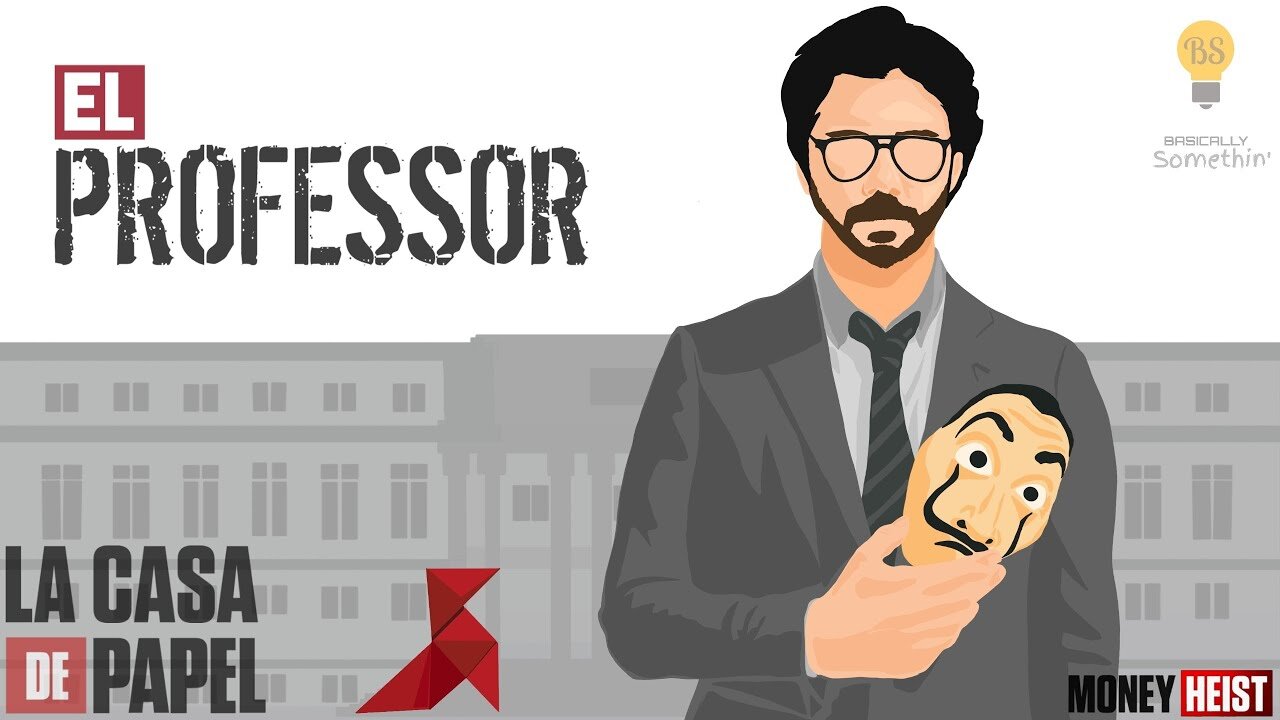 El Professor | La Casa De Papel | Money Heist | Digital Illustration