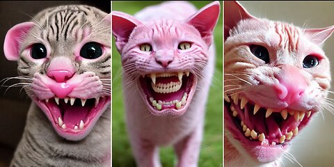 GENETICALLY MODIFIED PINK CATS | WHOOPS! [4K]