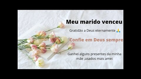 Meu marido venceu o C.V.D Graças a Deus+ Ganhei uma máquina de lavar e muito mais.