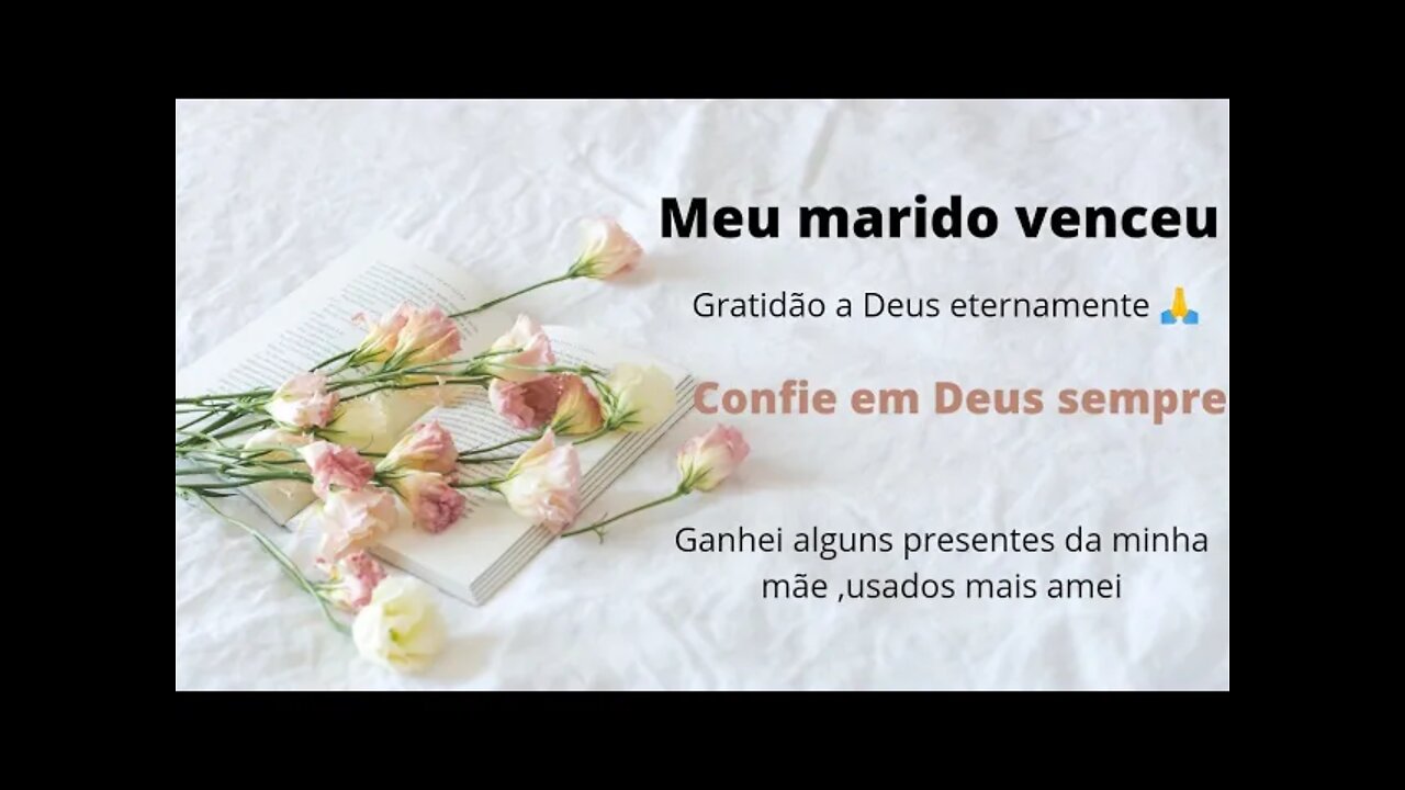 Meu marido venceu o C.V.D Graças a Deus+ Ganhei uma máquina de lavar e muito mais.