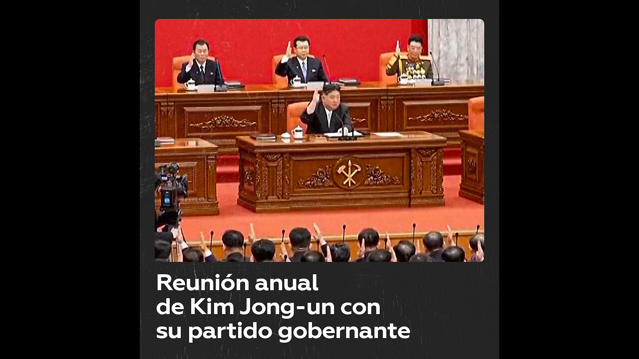 Kim Jong-un celebra la reunión de fin de año de su partido gobernante