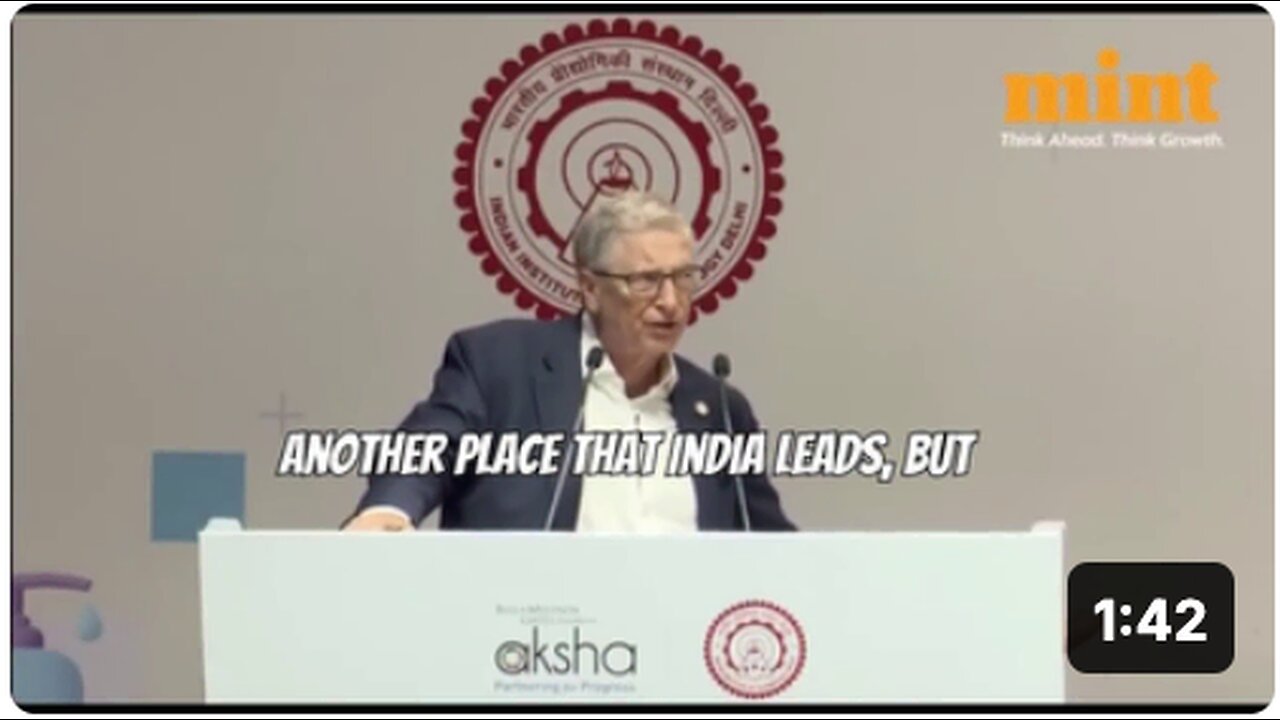 Psycho Bill Gates Praises India’s “Digital Public Infrastructure”