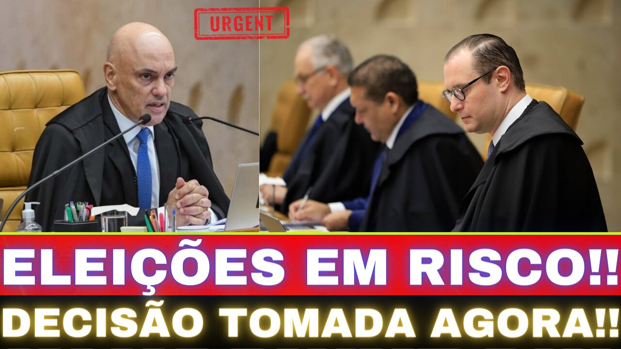 BOMBA!! ELEIÇÕES EM RISCO!! STF TOMA DECISÃO!! O PIOR ACONTECEU...