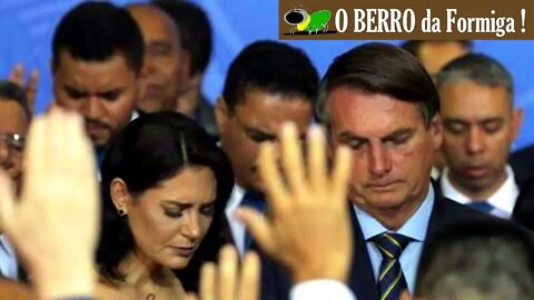 Bolsonaro “aceita Jesus” em culto de Ação de Graças no Palácio do Planalto