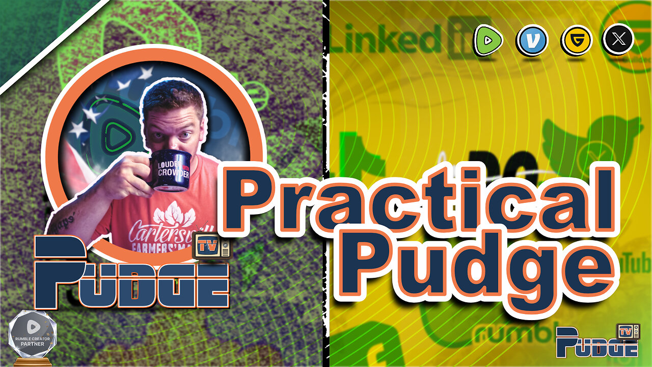 Social Media Growth 2024 | Practical Pudge on Rumble Studio