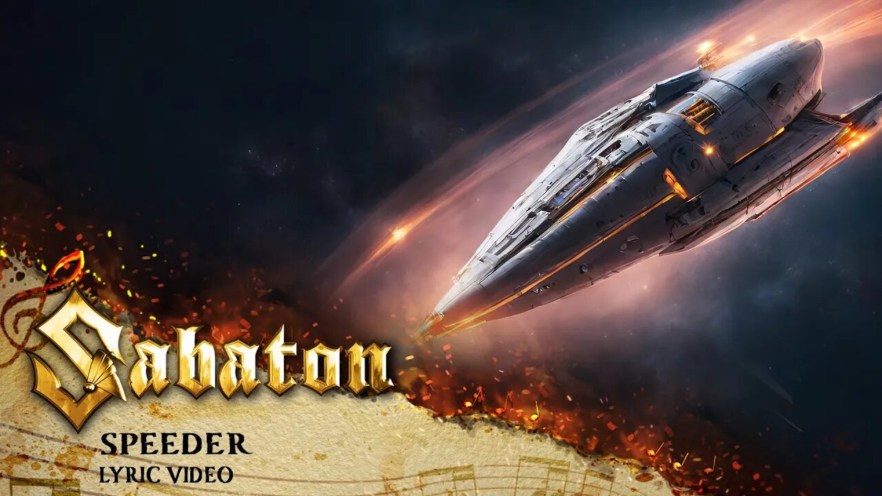 Sabaton - Speeder (Official Lyric Video)