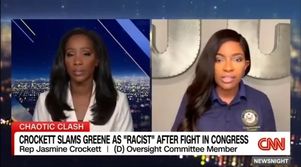 Rep Jasmine Crockett Plays The Race Card Against MTG, MAGA