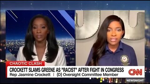 Rep Jasmine Crockett Plays The Race Card Against MTG, MAGA