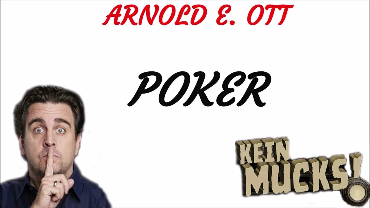 KRIMI Hörspiel - KEIN MUCKS - Arnold E. Ott - Poker