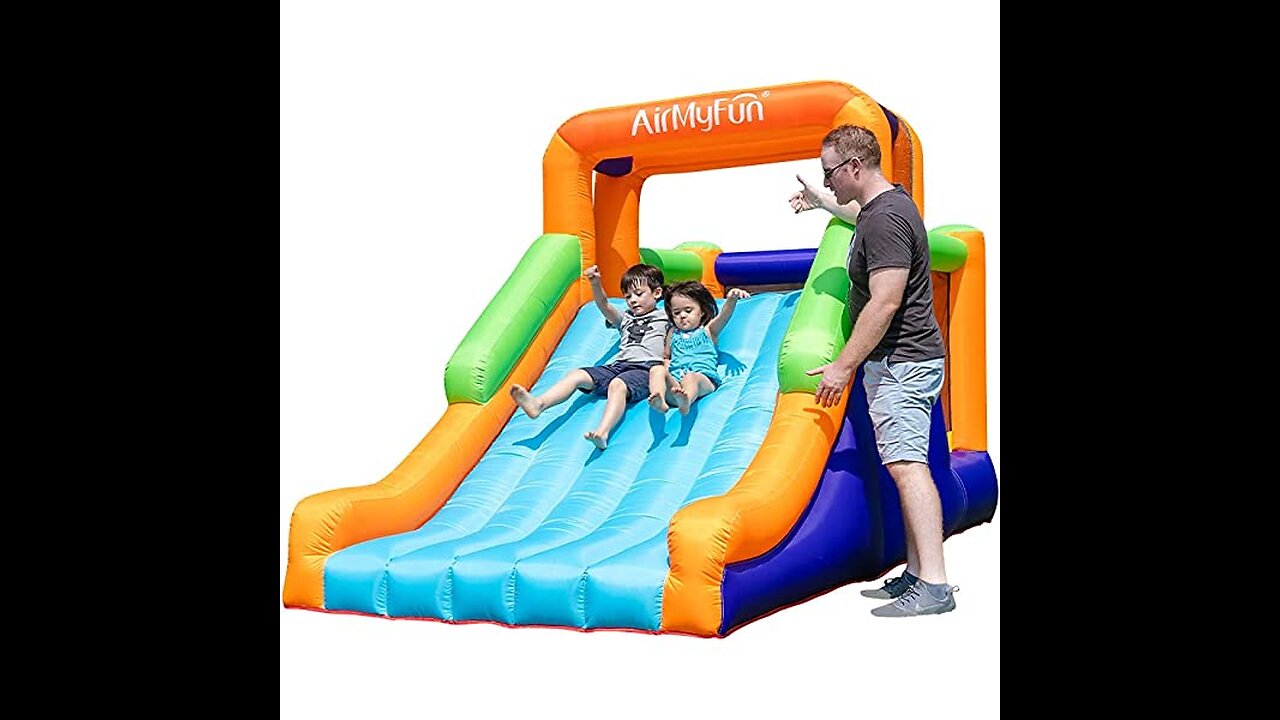 Read User Comments: Sponsored Ad - AirMyFun Inflatable Bounce House, Bouncy House for Kid Outd...