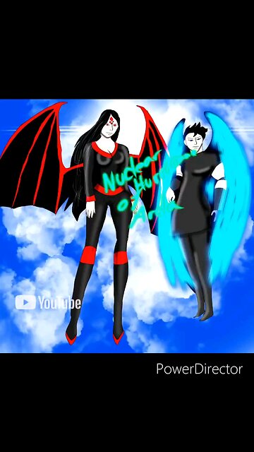 speedpaint nuclear Joestar and archangel Gabriel