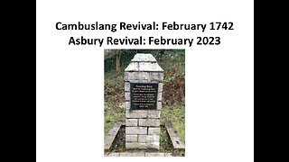 Cambuslang Revival: February 1742 / Asbury Revival: February 2023